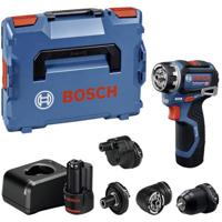 Bosch Professional GSR 12V-32 FC FlexiClick schroefboormachine +4 opzetstukken 12V 2.0Ah in L-Boxx - 06019N7101 - thumbnail