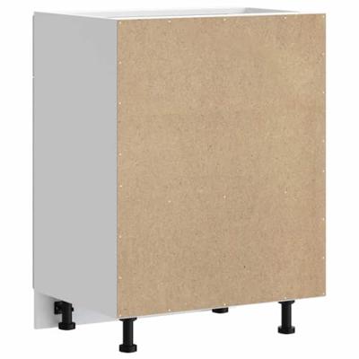 Keuken onderkast Kalmar bewerkt hout hoogglans wit Keuken onderkast Kalmar bewerkt hout hoogglans wit