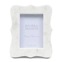 Riviera Maison Fotolijst Wit - Vitriani - Marmer (LxBxH) 3x17x23 - thumbnail