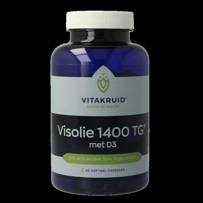 Visolie 1400 TG Triglyceriden met D3 90 Softgels