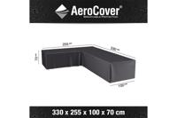 Platinum AeroCover | Loungesethoes 330 x 255 x 100 x 70(h) | L-vorm Links - thumbnail