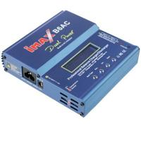 iMAX B6AC 2 6 inch LCD RC LiPo batterij balans lader (100-240V/EU plug) (blauw) - thumbnail