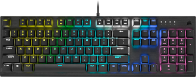 Gaming K60 RGB PRO - Toetsenbord - backlit - USB - toetsschakelaar: CHERRY VIOLA - zwart Gaming K60 RGB PRO - Toetsenbord - backlit - USB - toetsschakelaar: CHERRY VIOLA - zwart