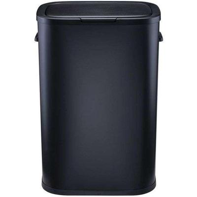 Set van 3 stapelbare plastic afvalbakken van BERGEN - 20 liter - geel, groen en blauw - KITCHEN MOVE