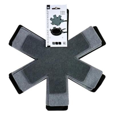 Panbeschermerset a 6 stuks Ø38cm