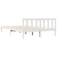 Bedframe extra lang zonder matras grenenhout wit 140x210 cm - thumbnail