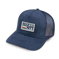 Sportcap Sparco TRUCKER Marineblauw - thumbnail