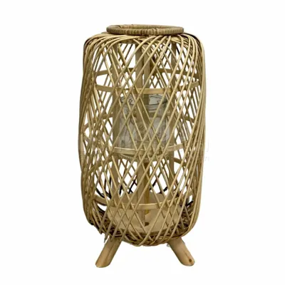 Lantaarn Crocia Bamboe Naturel 63cm Lantaarn Crocia Bamboe Naturel 63cm