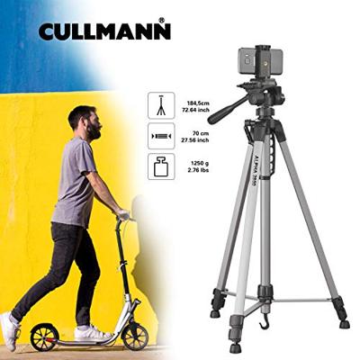 Cullmann Cullmann Alpha 2800 mobile - Stativ Ministatief Werkhoogte: 67.5 - 184.5 cm Zilver, Zwart Incl. zwengel Cullmann Cullmann Alpha 2800 mobile - Stativ Ministatief Werkhoogte: 67.5 - 184.5 cm Zilver, Zwart Incl. zwengel
