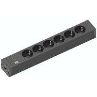 Bachmann 420.0018 Stekkerdoos Zwart Randaarde stekker 1 stuk(s) - thumbnail