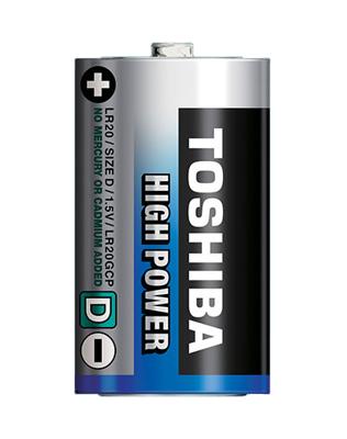 Oplaadbare Batterijen Toshiba LR20GCP BP-2 1,5 V
