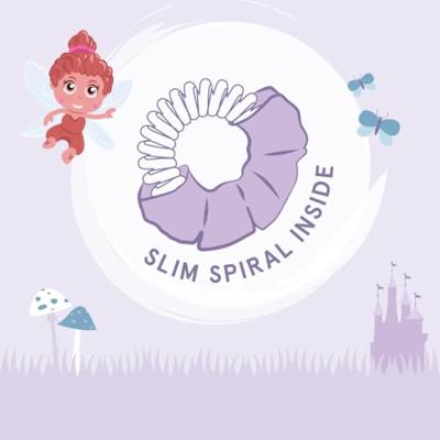 Invisibobble kids sprunchie slim too good to be blue 2st. - thumbnail