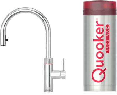 Quooker Flex met PRO3 boiler 3-in-1 kokend water kraan chroom