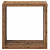 Wandplank met plank Wandgemonteerd Oud Hout Bewerkt hout - thumbnail