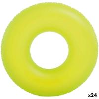 Opblaasbare Drijvende Donut Intex Neon 91 x 91 cm (24 Stuks) - thumbnail