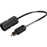ProCar 12 V-Adapterkabel mit großer Buchse Adapterkabel Stroombelasting (max.): 8 A Geschikt voor Standaardcontactdozen Adapter 12 of 24 V= - thumbnail