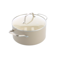 GreenChef Nordics Kookpan met deksel 18 cm - thumbnail