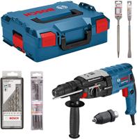Bosch Blauw GBH 2-28 F Combihamer SDS-plus + snelspanboorkop in L-Boxx + accessoires - 0615990HG8 - thumbnail