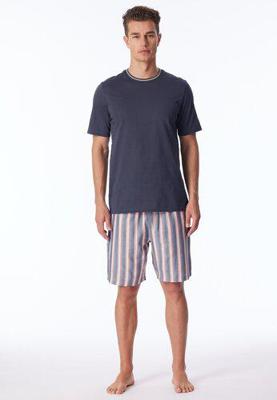 Schiesser Schiesser Pyjama Short charcoal 181182 56/XXL