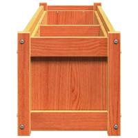 VidaXL Plantenbakken 2 st cm massief grenenhout wasbruin - thumbnail