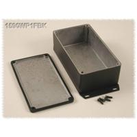 Hammond Electronics 1590WPFBK Universele behuizing 153 x 82 x 50 Aluminium Zwart 1 stuk(s) - thumbnail