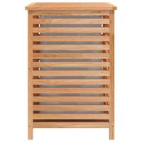 Wasmand 45x45x65 cm massief walnotenhout - thumbnail