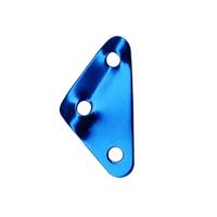 3 STKS driehoek aluminiumlegering wind touw gesp aanpassing gesp tent luifel pull touw slip touw gesp accessoires (blauw) - thumbnail