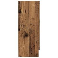Boekenkast 82,5x30,5x80 cm bewerkt hout oud houtkleurig - thumbnail