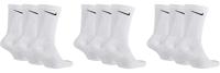 Nike SX7664 Everyday Cushioned Crew Socks 3-Pack - Wit - 34-38 - thumbnail