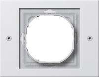 Gira TX 44 afdekraam 1-voudig zuiverwit - thumbnail