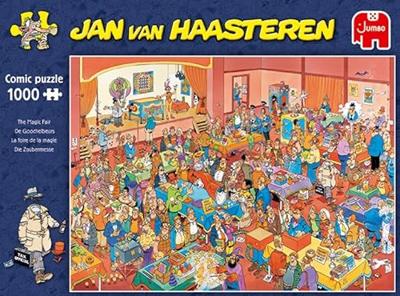 Jumbo legpuzzel Jan van Haasteren Rondje Texel 1000 stukjes Jumbo legpuzzel Jan van Haasteren Rondje Texel 1000 stukjes