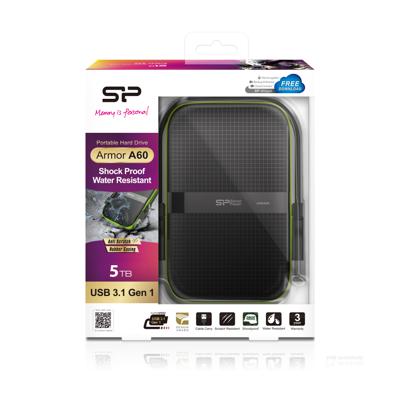 Externe Harde Schijf Silicon Power Armor A60 5 TB - thumbnail