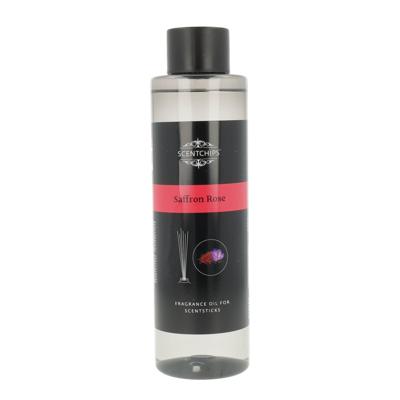 Navulling Geurstokjes 400ml - Saffron Rose - Scentchips