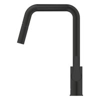 GROHE Eurosmart Keukenmengkraan - uittrekbare uitloop - 2 straalsoorten - matte black 306192430 - thumbnail
