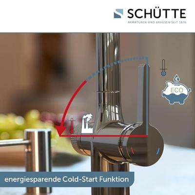 Schutte AQUASTAR PREMIUM spoelwater mengkraan | + koel- en filtersysteem | Chroom - 99900 Schutte AQUASTAR PREMIUM spoelwater mengkraan | + koel- en filtersysteem | Chroom - 99900