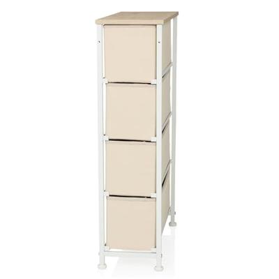 hjh LIVING Kast Foldress (4 vakken, Beige)