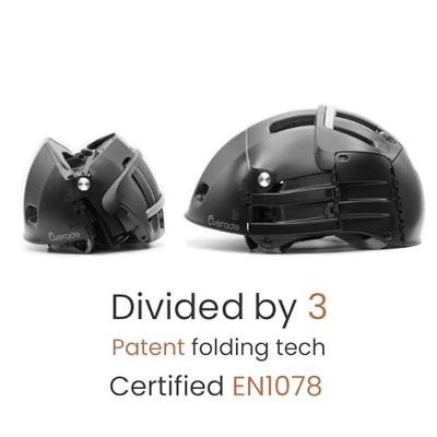 Overade Plixi opvouwbare Helm - Zwart