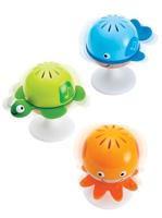 Hape rammelaars dieren met zuignap, 3st. - thumbnail