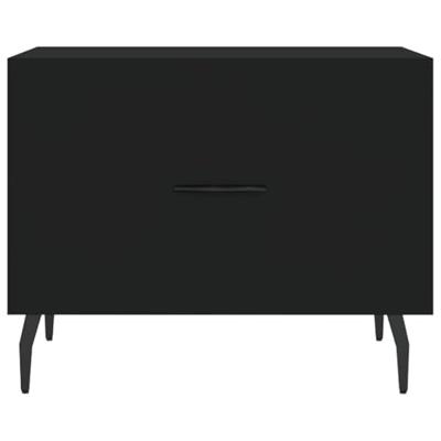 Salontafel 50x50x40 cm bewerkt hout zwart