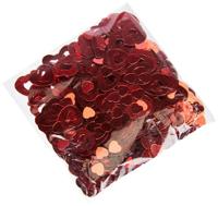 Tafeldecoratie / sierconfetti hart rood - thumbnail