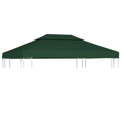 vidaXL Vervangend tentdoek prieel 310 g/m² 3x4 m groen