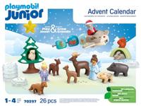 PLAYMOBIL JUNIOR 70297 PLAYMOBIL Junior adventskalender, 24 verrassingen, 12 maanden - thumbnail