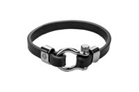 Monomen Men's Premium Genuine Nappa Leather Bracelet MM10826SB - thumbnail