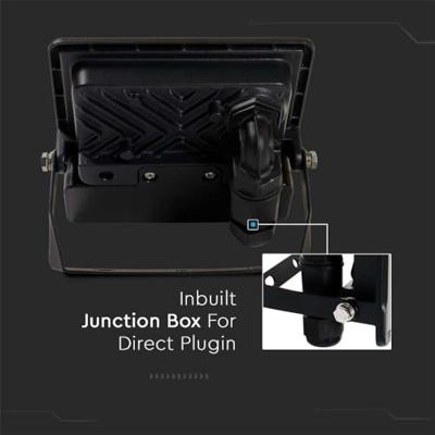 V-Tac LED Bouwlamp | 30W | 3000K | IP65 | met Sensor | Body Zwart - 9335220 V-Tac LED Bouwlamp | 30W | 3000K | IP65 | met Sensor | Body Zwart - 9335220