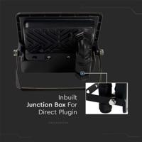 V-Tac LED Bouwlamp | 30W | 3000K | IP65 | met Sensor | Body Zwart - 9335220 - thumbnail