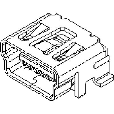 Molex 513870530 USB On the GO Bus 1 stuk(s)