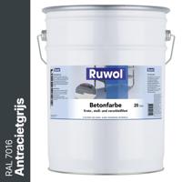 Ruwol Betonverf Antracietgrijs (RAL 7016) 20 liter - thumbnail