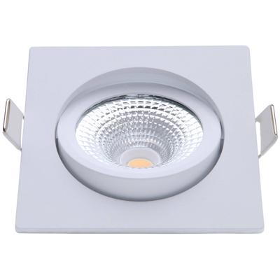 EcoDim LED inbouwspot 5W DimToWarm 85mm 36gr vierkant verstelbaar wit - LED4750