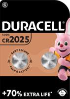 Duracell knoopcel Electronics CR2025, blister van 2 stuks - thumbnail