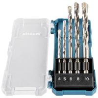 Makita D-72877 D-72877 Steen-spiraalboorset 4 mm, 5 mm, 6 mm, 8 mm, 10 mm Cilinderschacht 1 stuk(s) - thumbnail